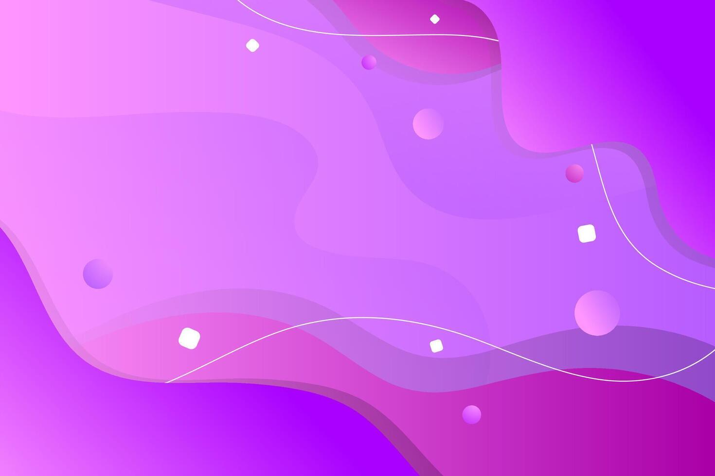 Modern abstract liquid background with geometric shapes. Colorful backdrop with gradient pink and purple colors vector
