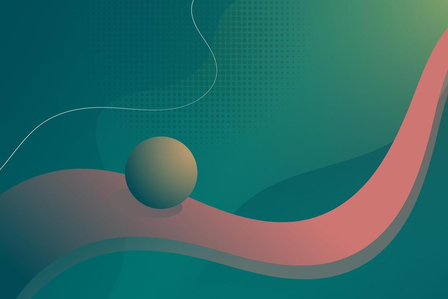 3D quiet abstract background with geometric shapes. Modern backdrop with circles, lines, halftones, and shapes. vector