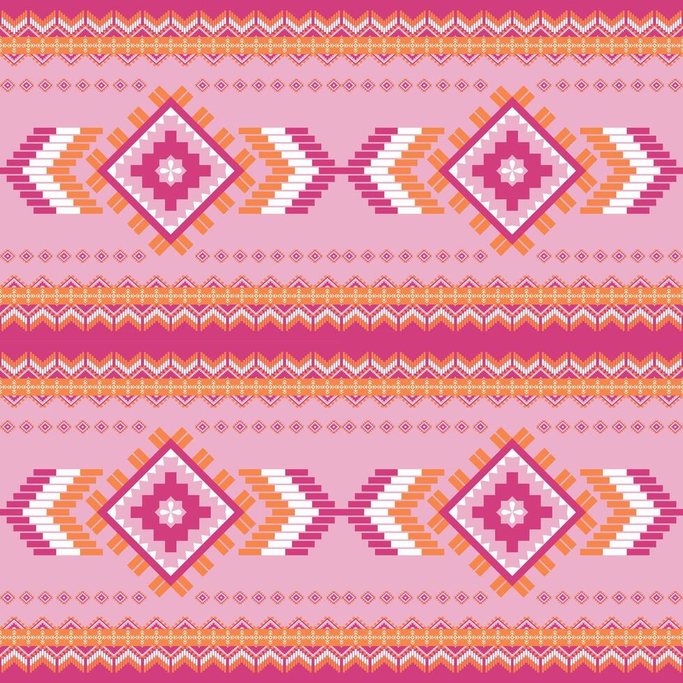 Navajo tribal seamless pattern. Native American ornament. Ethnic South Western decor style. Boho geometric ornament. seamless pattern. Mexican blanket, rug. Woven carpet illustration. vector