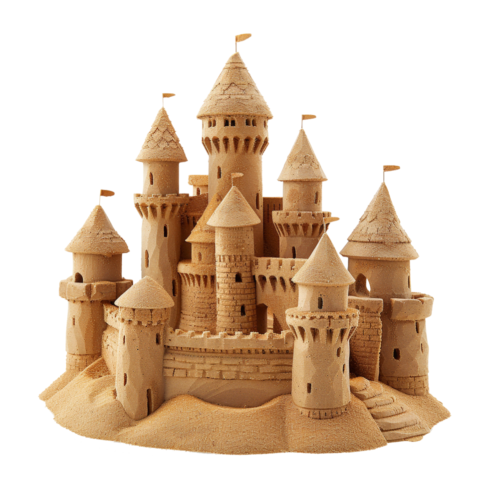 castillo de arena aislado en transparente antecedentes 47423794 PNG