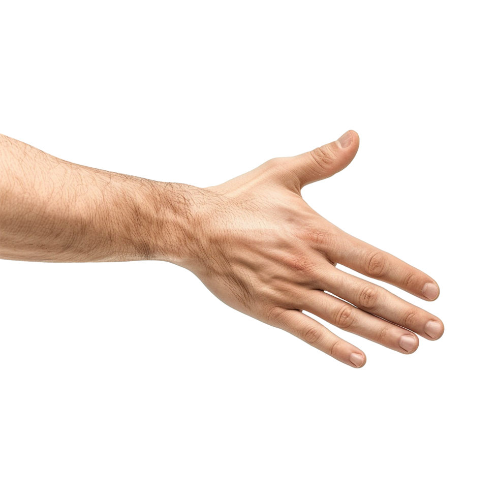 Handshake isolated on transparent background png