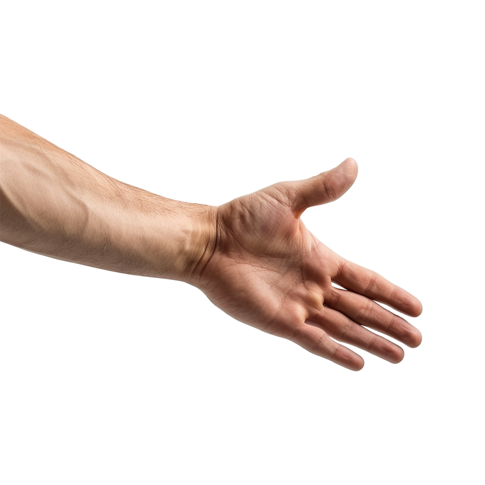Handshake isolated on transparent background png