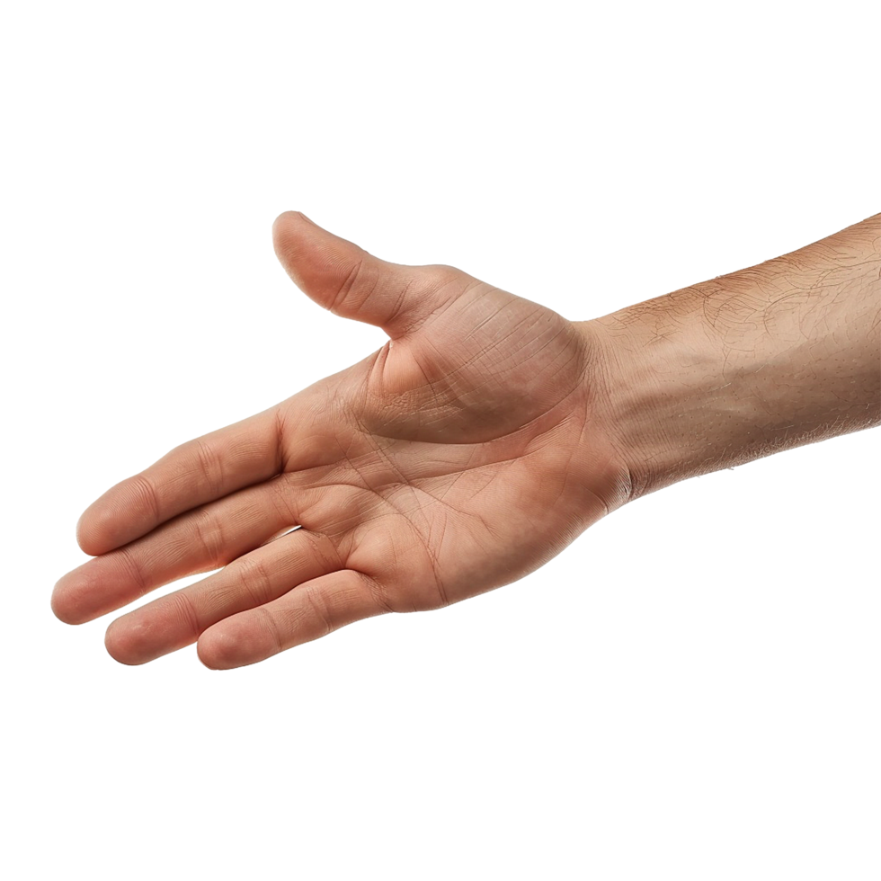 Handshake isolated on transparent background png