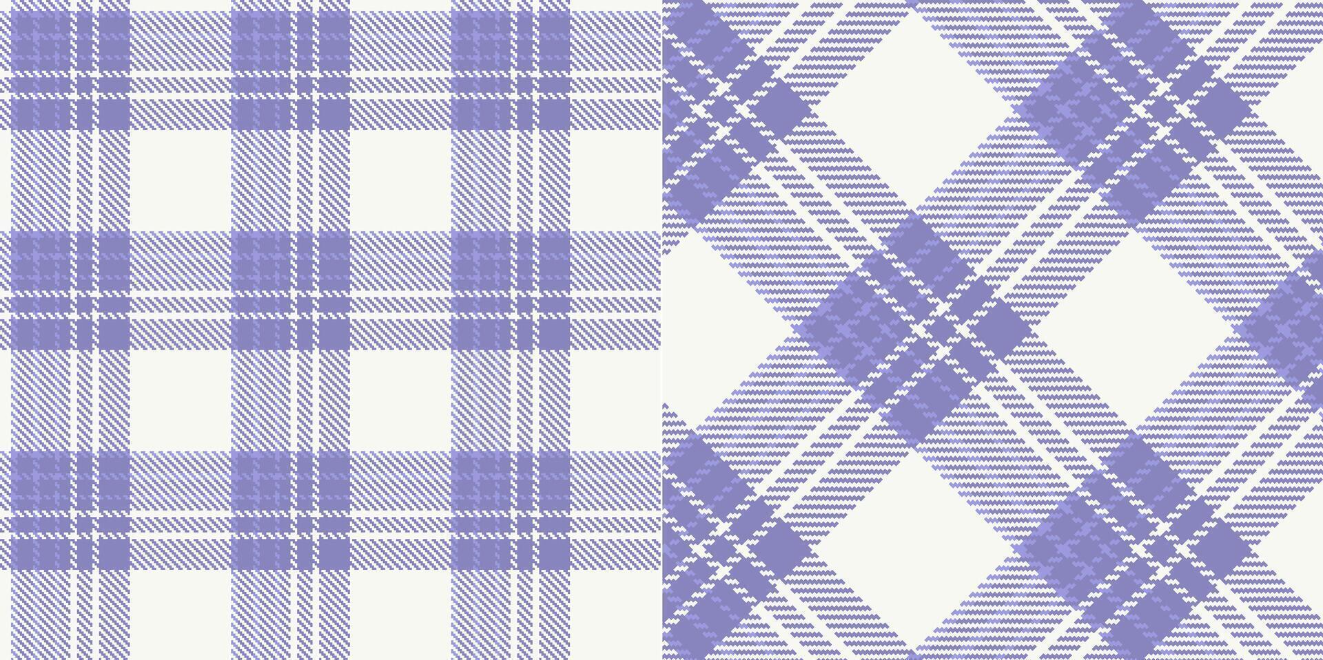 checkered pattern or plaid pattern in brown and white. Tartan, textured seamless twill for flannel shirts, duvet covers, other autumn winter textile mills. Format vector