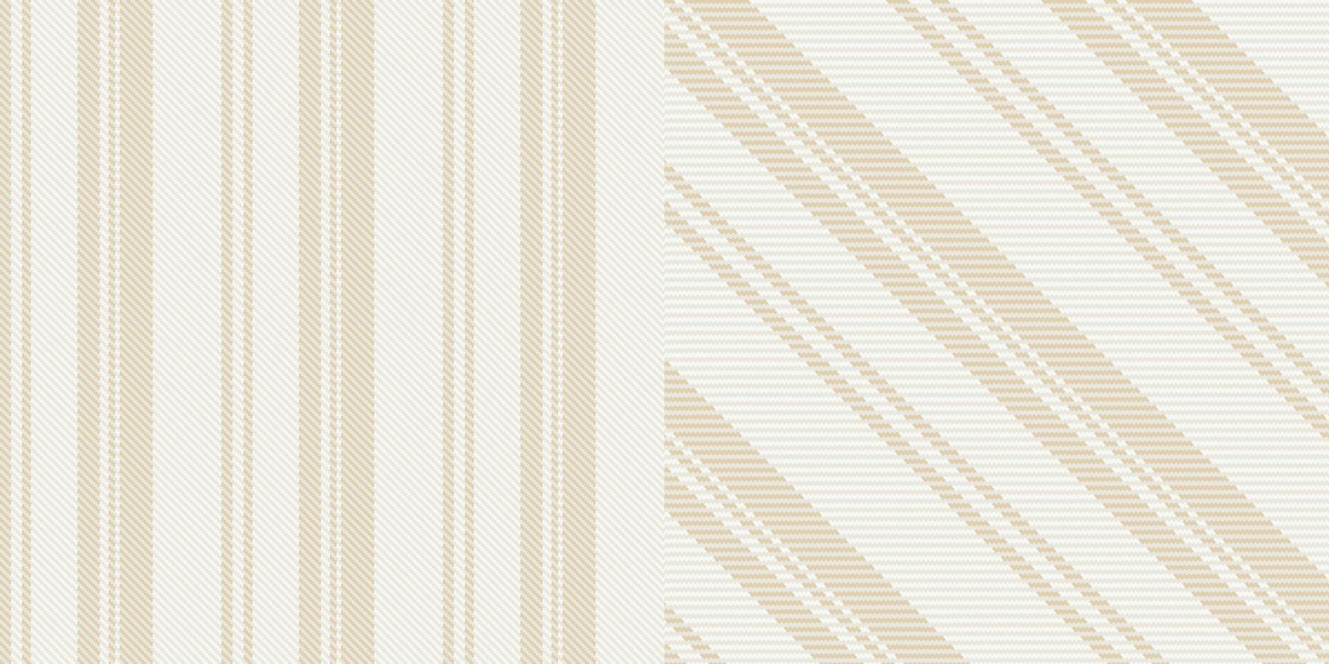 checkered pattern or plaid pattern in brown and white. Tartan, textured seamless twill for flannel shirts, duvet covers, other autumn winter textile mills. Format vector