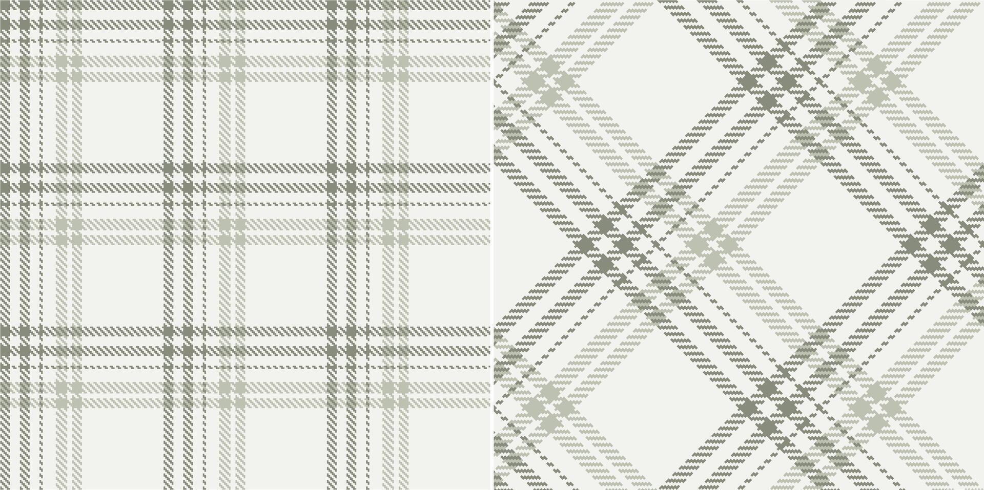 checkered pattern or plaid pattern in brown and white. Tartan, textured seamless twill for flannel shirts, duvet covers, other autumn winter textile mills. Format vector