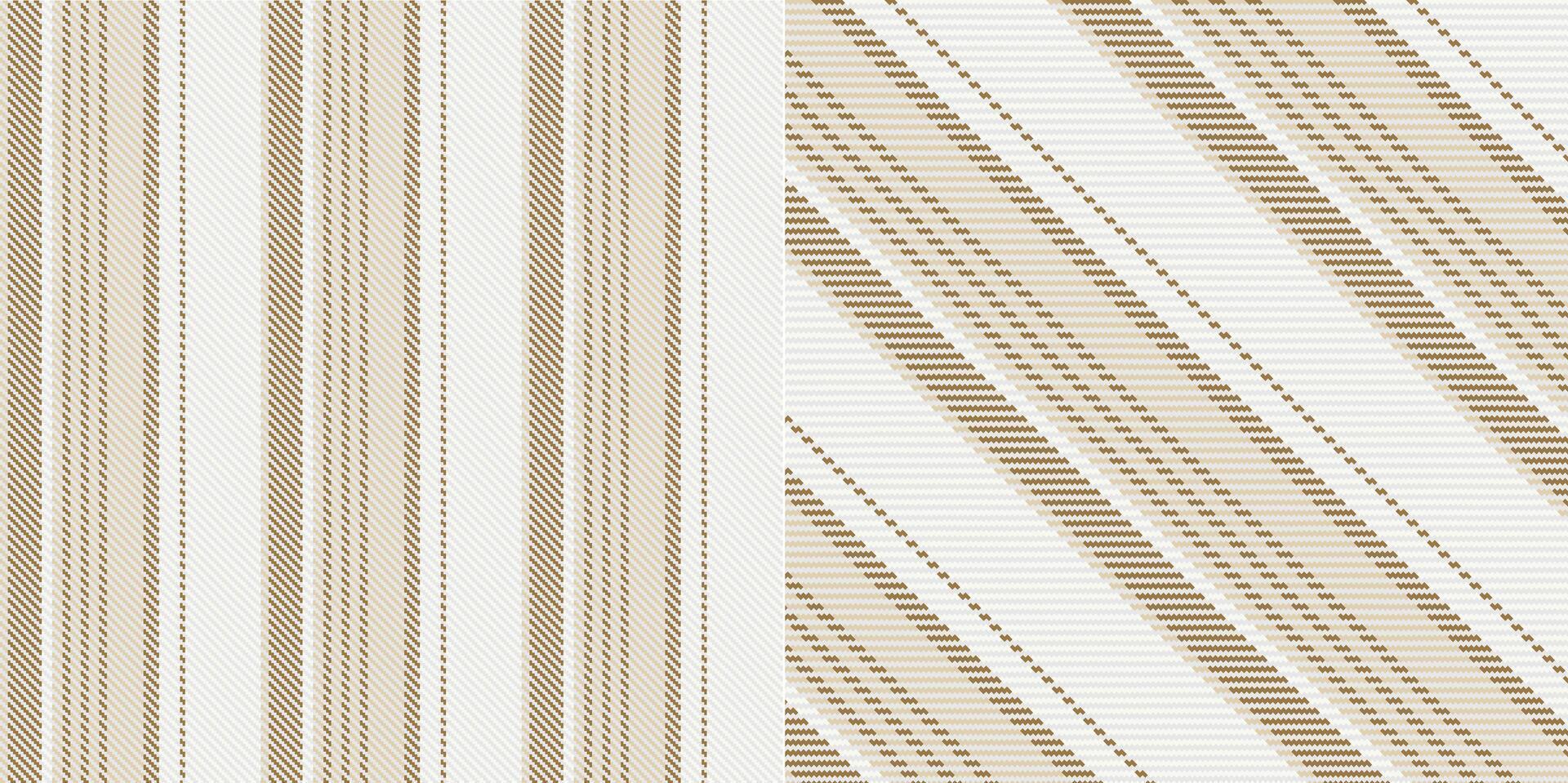 checkered pattern or plaid pattern in brown and white. Tartan, textured seamless twill for flannel shirts, duvet covers, other autumn winter textile mills. Format vector