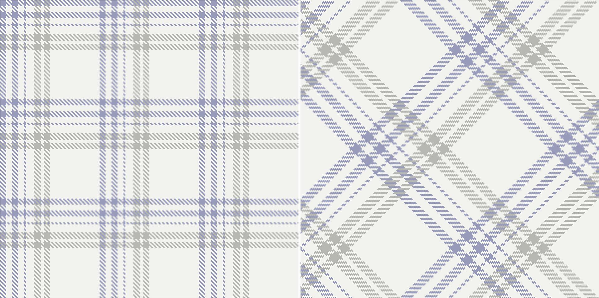 checkered pattern or plaid pattern in brown and white. Tartan, textured seamless twill for flannel shirts, duvet covers, other autumn winter textile mills. Format vector