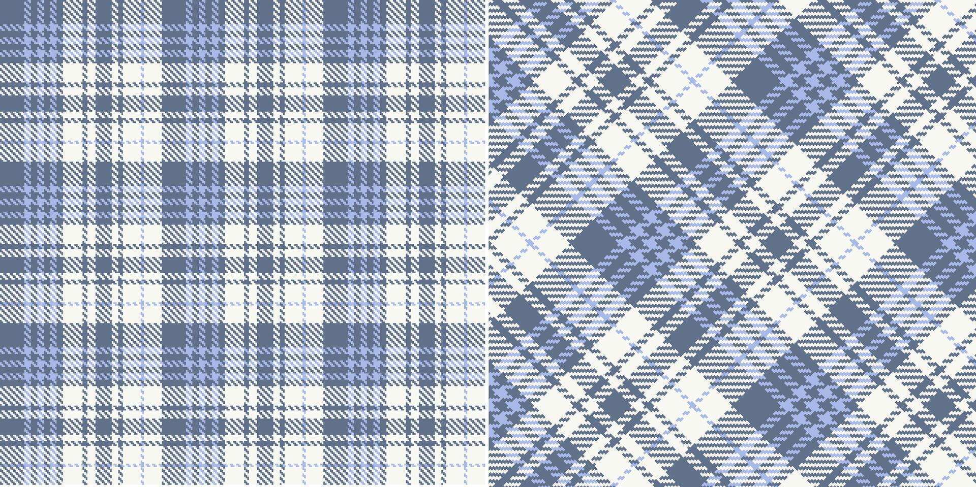 checkered pattern or plaid pattern in brown and white. Tartan, textured seamless twill for flannel shirts, duvet covers, other autumn winter textile mills. Format vector