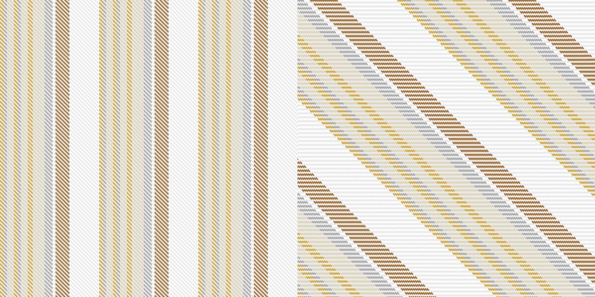 checkered pattern or plaid pattern in brown and white. Tartan, textured seamless twill for flannel shirts, duvet covers, other autumn winter textile mills. Format vector
