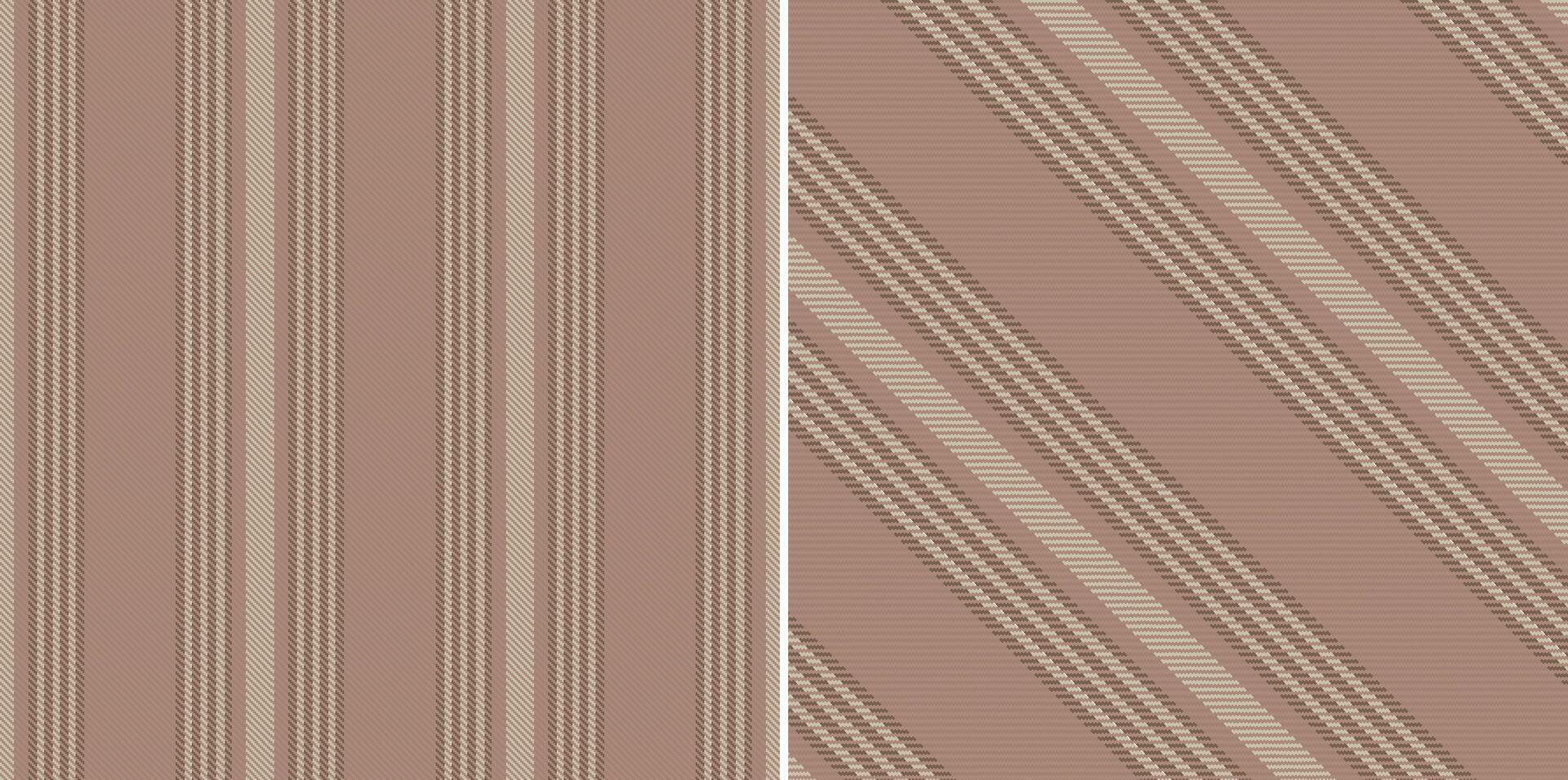 checkered pattern or plaid pattern in brown and white. Tartan, textured seamless twill for flannel shirts, duvet covers, other autumn winter textile mills. Format vector