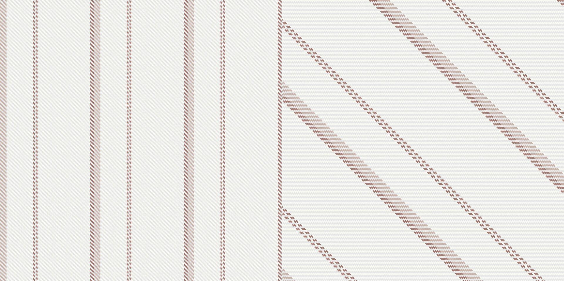 checkered pattern or plaid pattern in brown and white. Tartan, textured seamless twill for flannel shirts, duvet covers, other autumn winter textile mills. Format vector