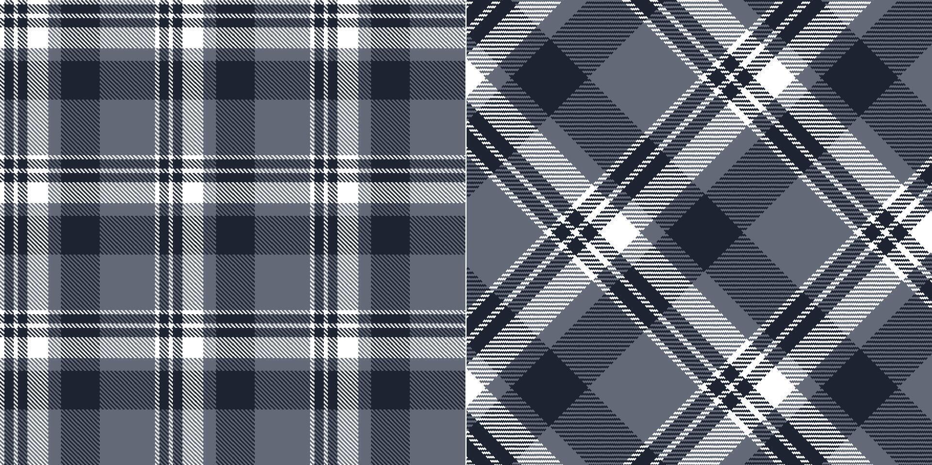 checkered pattern or plaid pattern in brown and white. Tartan, textured seamless twill for flannel shirts, duvet covers, other autumn winter textile mills. Format vector