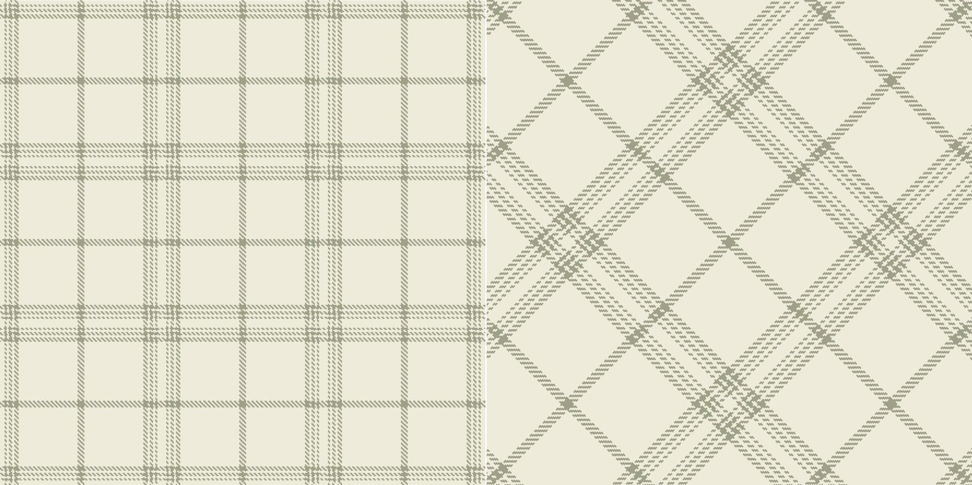 checkered pattern or plaid pattern in brown and white. Tartan, textured seamless twill for flannel shirts, duvet covers, other autumn winter textile mills. Format vector