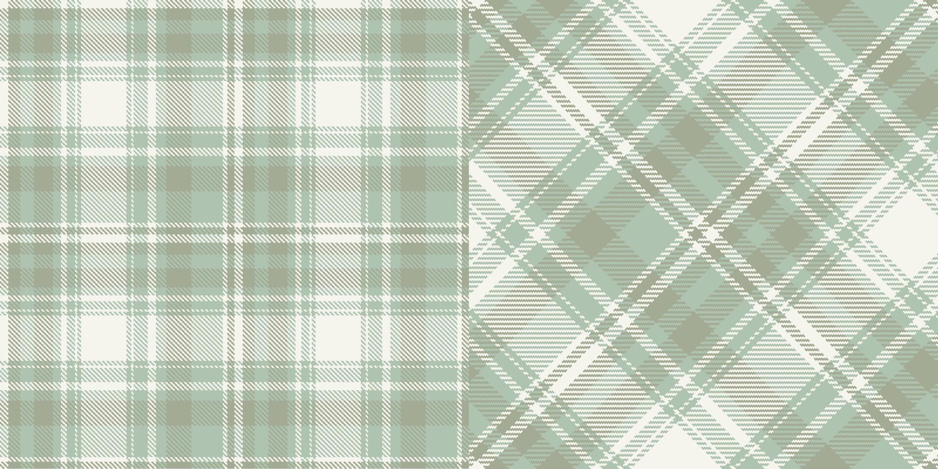 checkered pattern or plaid pattern in brown and white. Tartan, textured seamless twill for flannel shirts, duvet covers, other autumn winter textile mills. Format vector