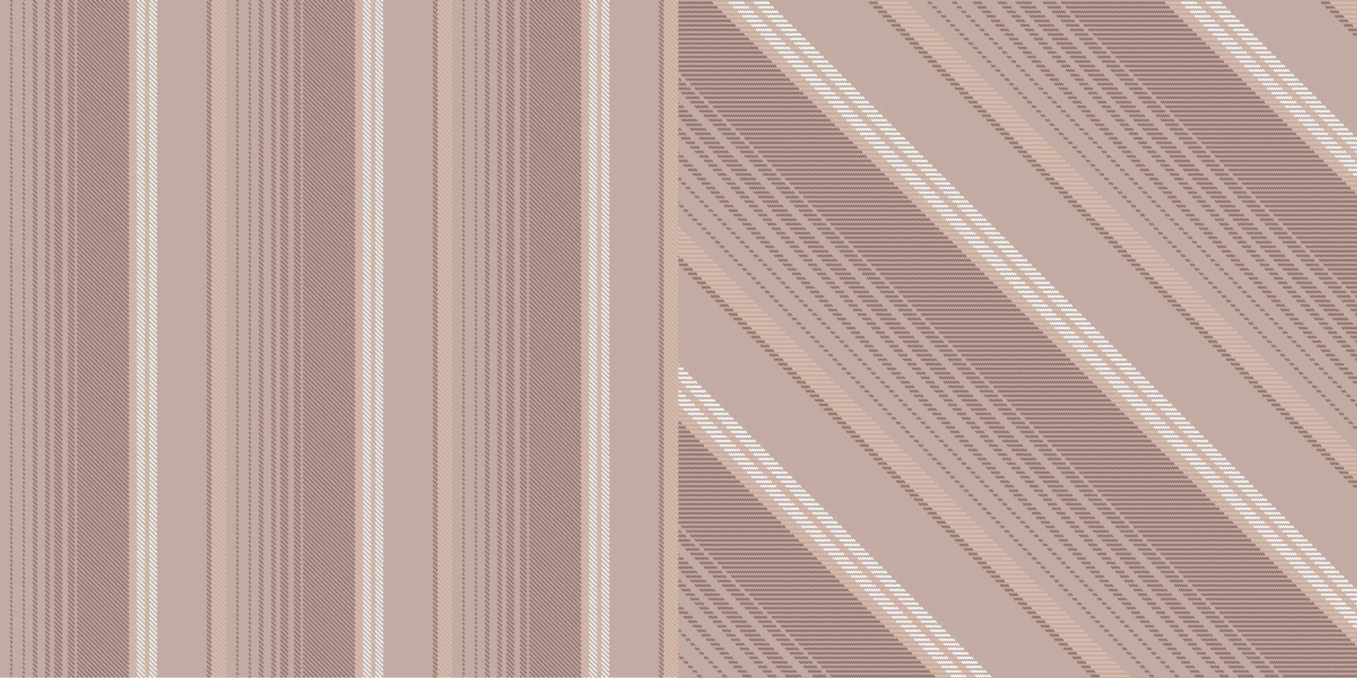 checkered pattern or plaid pattern in brown and white. Tartan, textured seamless twill for flannel shirts, duvet covers, other autumn winter textile mills. Format vector
