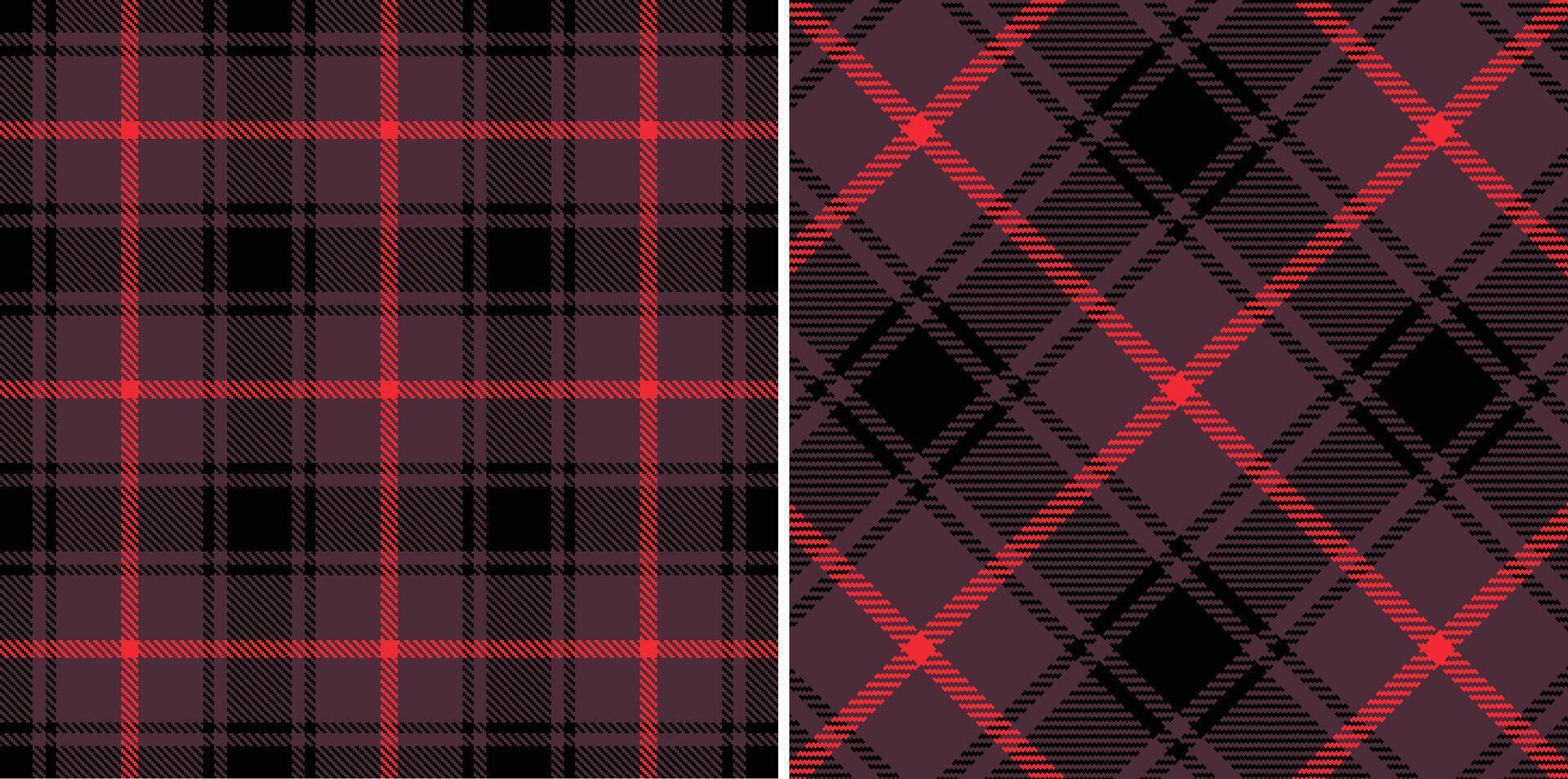 checkered pattern or plaid pattern in brown and white. Tartan, textured seamless twill for flannel shirts, duvet covers, other autumn winter textile mills. Format vector