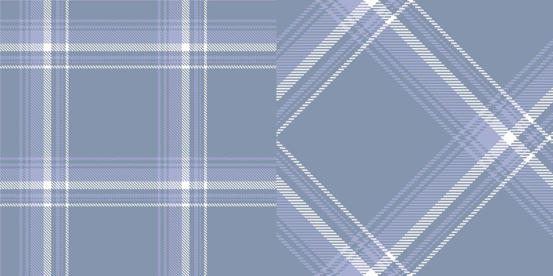 checkered pattern or plaid pattern in brown and white. Tartan, textured seamless twill for flannel shirts, duvet covers, other autumn winter textile mills. Format vector