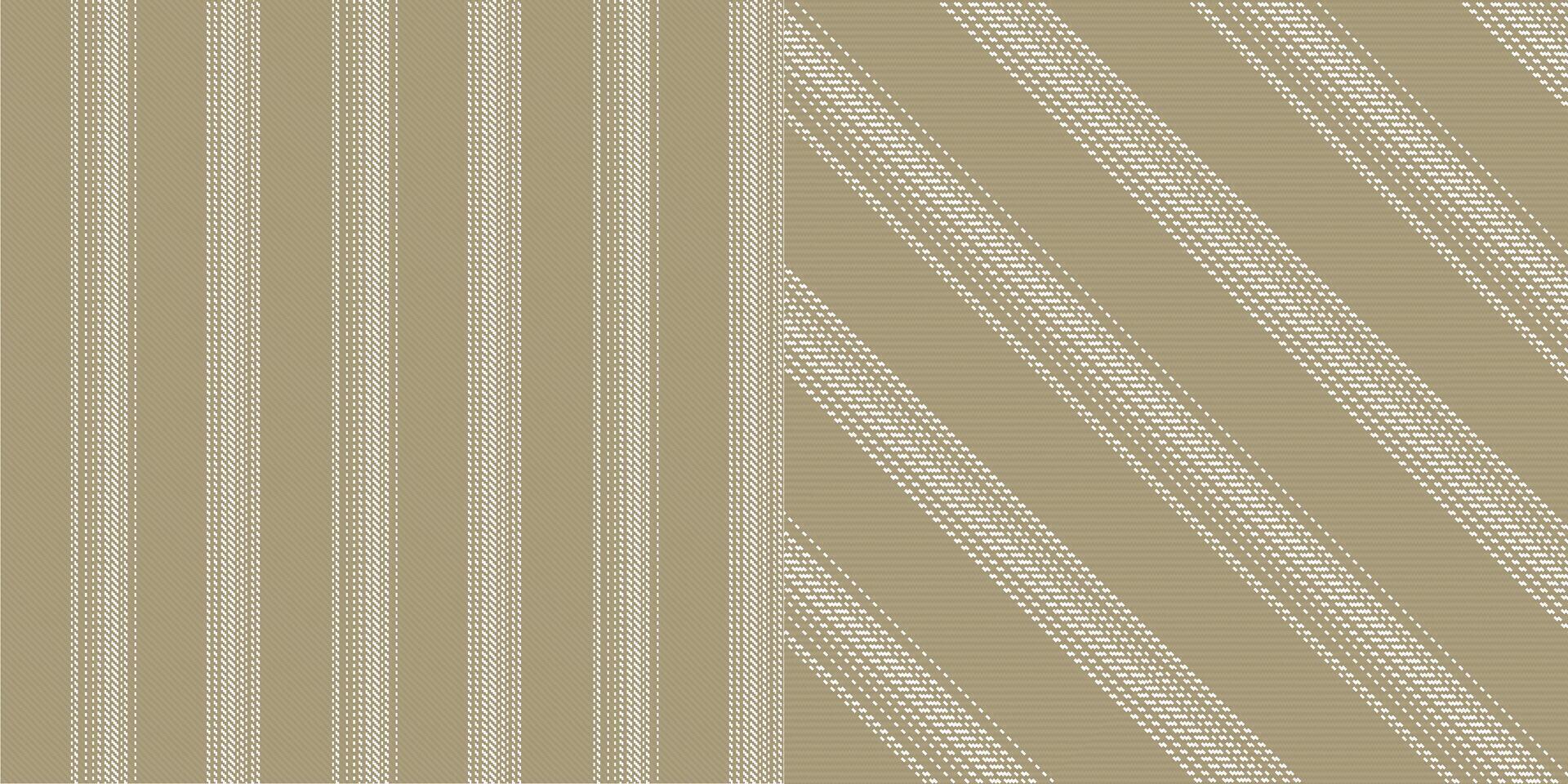 checkered pattern or plaid pattern in brown and white. Tartan, textured seamless twill for flannel shirts, duvet covers, other autumn winter textile mills. Format vector
