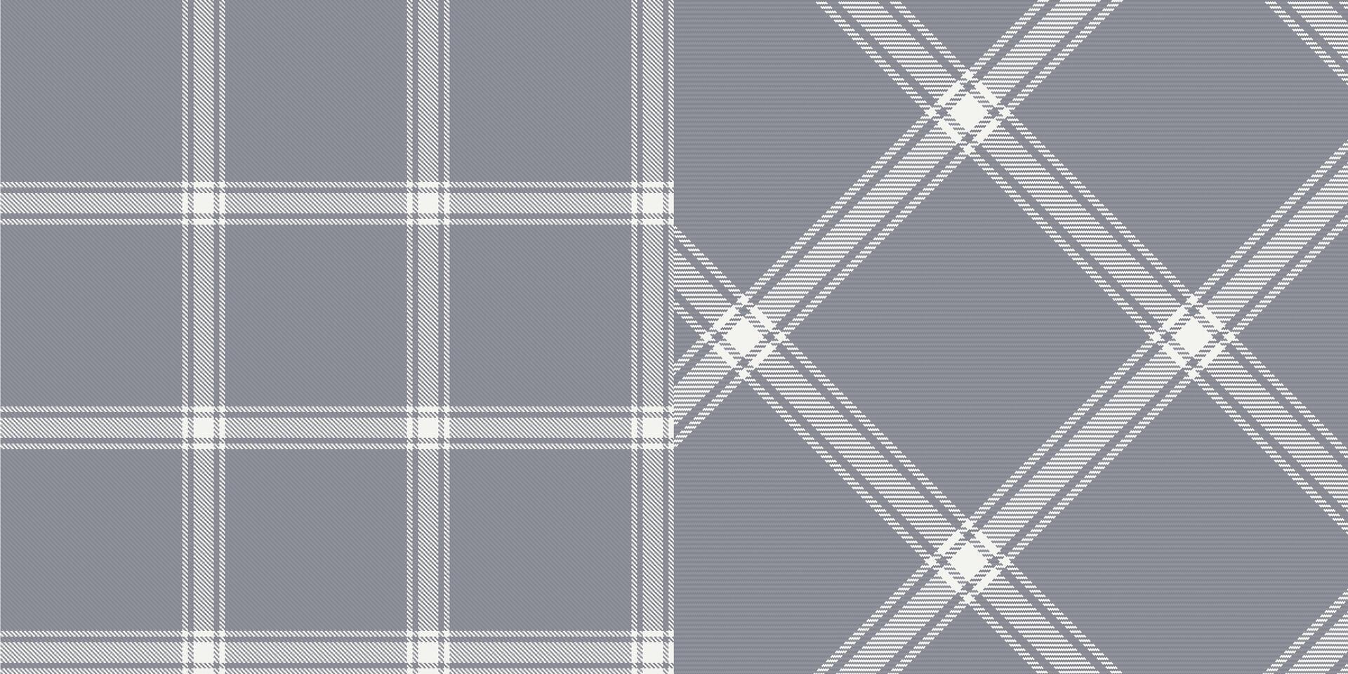 checkered pattern or plaid pattern in brown and white. Tartan, textured seamless twill for flannel shirts, duvet covers, other autumn winter textile mills. Format vector