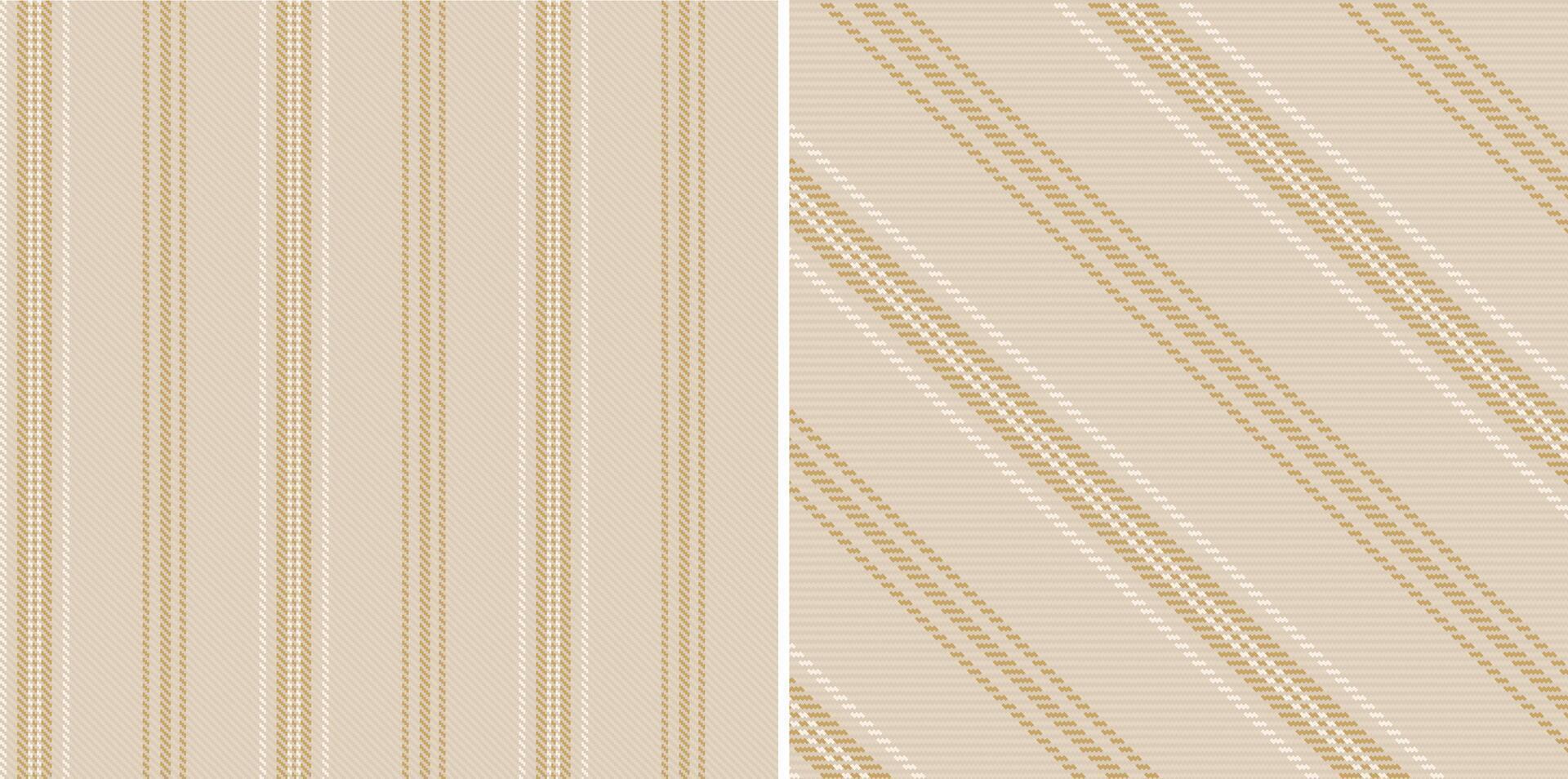 checkered pattern or plaid pattern in brown and white. Tartan, textured seamless twill for flannel shirts, duvet covers, other autumn winter textile mills. Format vector