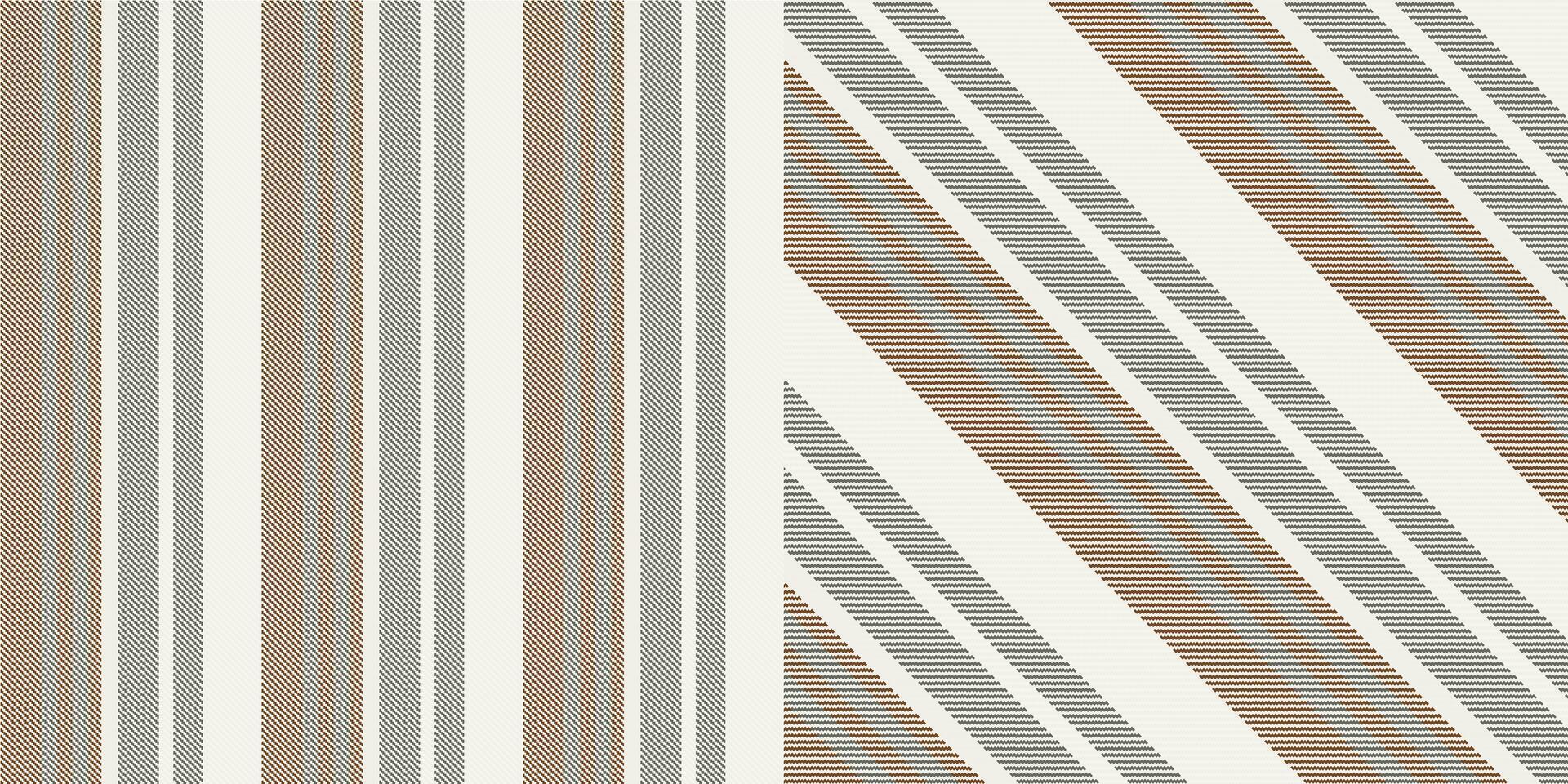 checkered pattern or plaid pattern in brown and white. Tartan, textured seamless twill for flannel shirts, duvet covers, other autumn winter textile mills. Format vector
