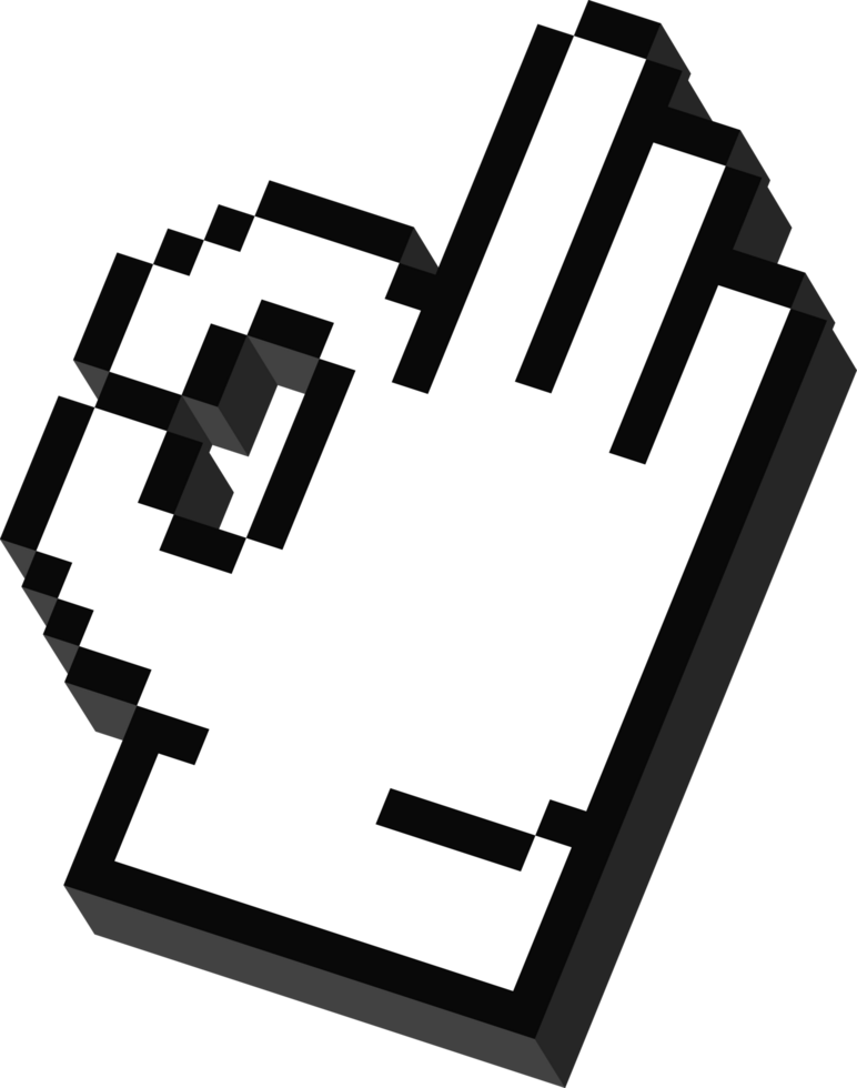 Ok Hand Emoji sticker 3D pixel icon. Unique style Emoji icons png