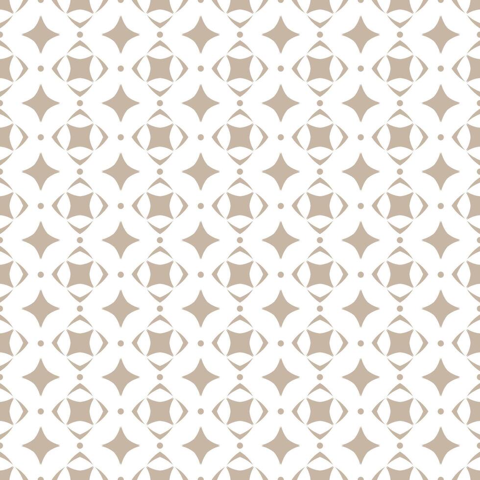 Seamless elegant geometric patterns - beige symmetric vintage design. Endless grid textures for textile, linen, curtains, wallpaper. vector