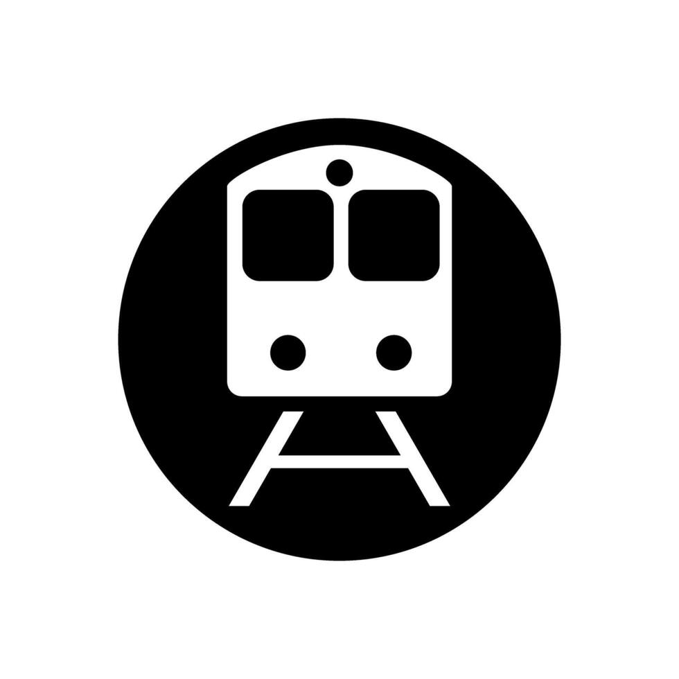 Train icon. tram illustration sign. travel symbol. public transport logo. vector