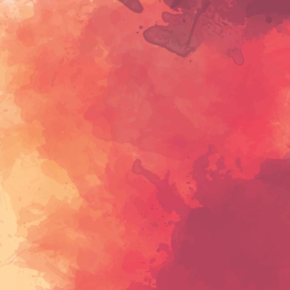 Pink, Red Abstract watercolor background vector