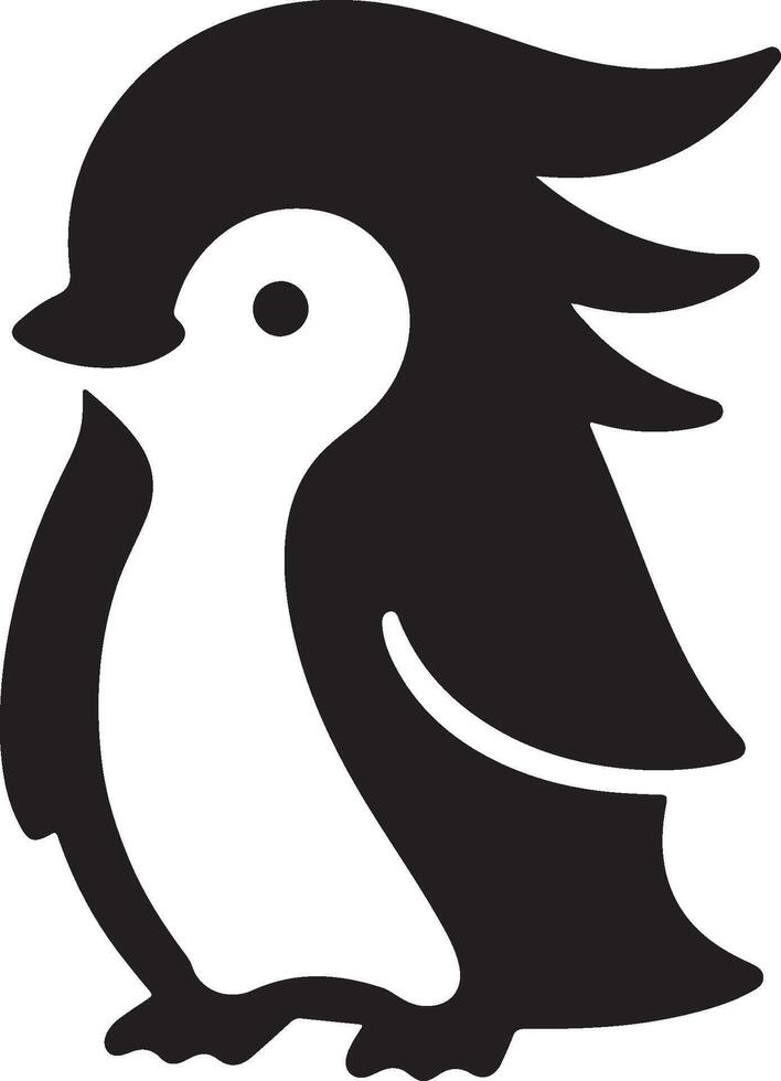 penguin, penguin silhouette illustration, penguin silhouettes vector