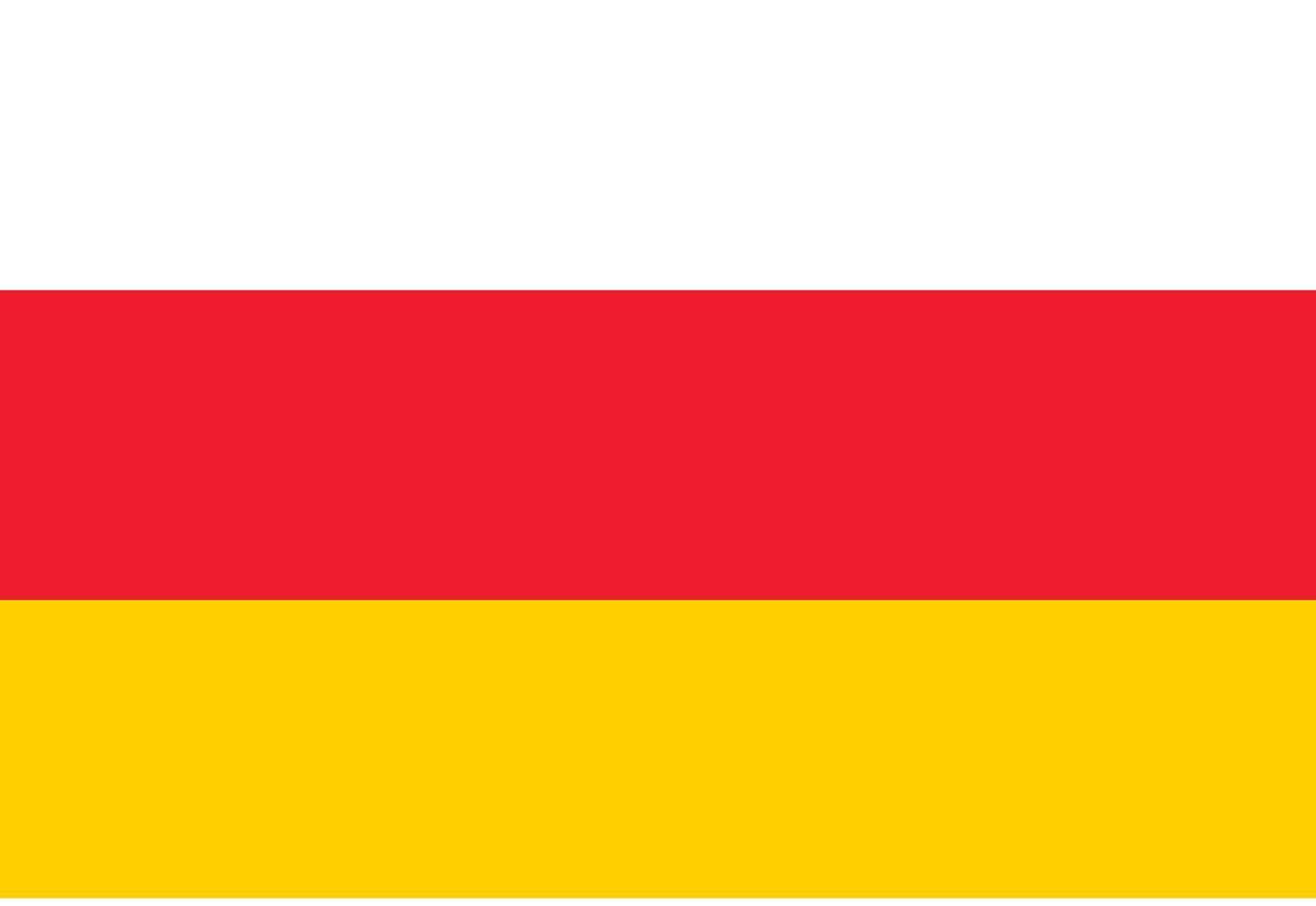 South Ossetia flag illustrator country flags vector