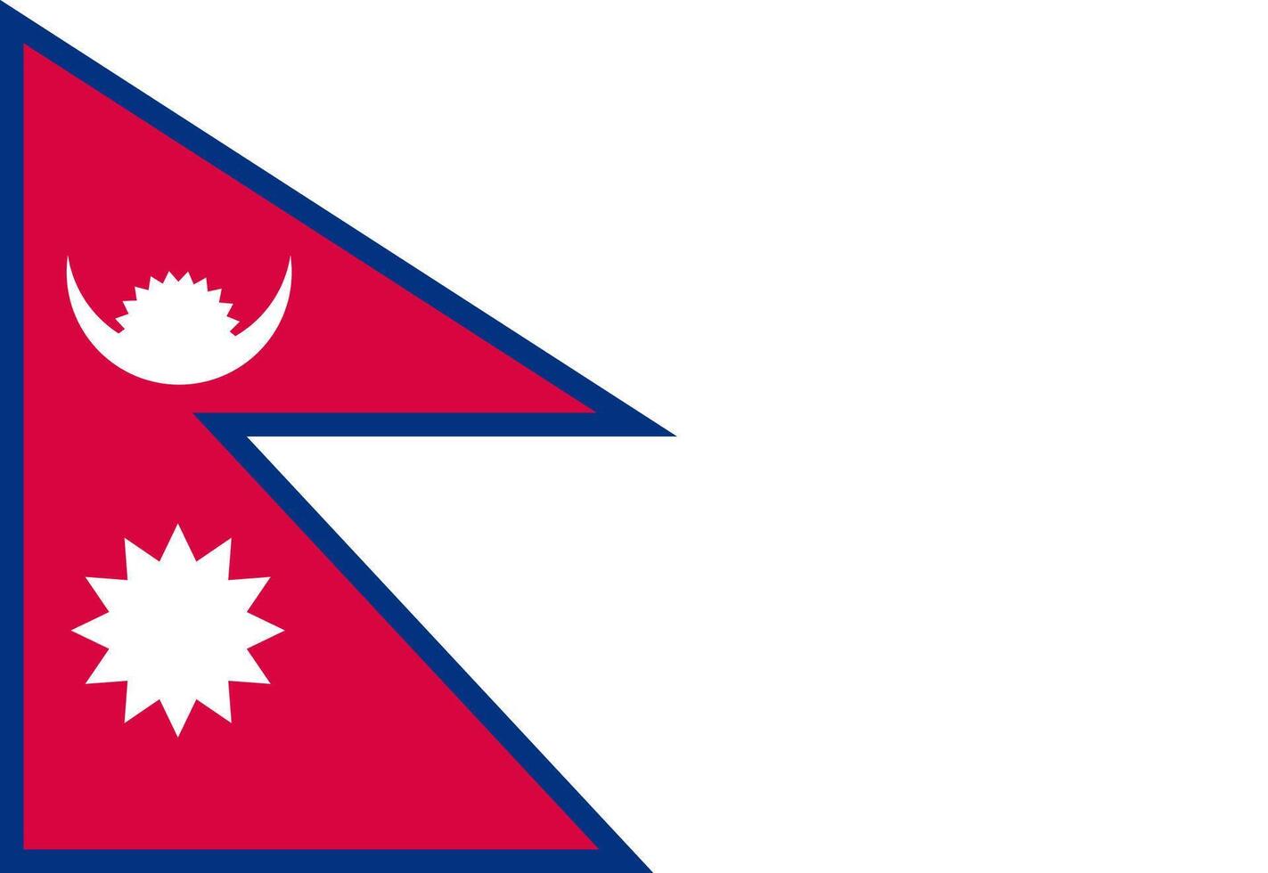 nepal flag illustrator country flags vector