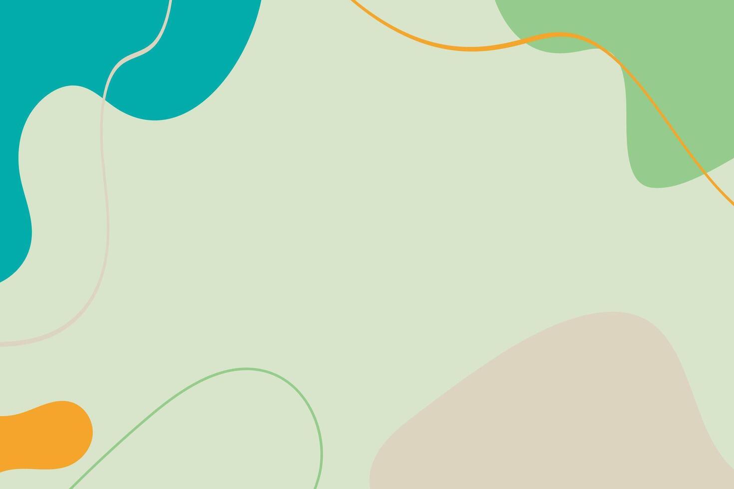 Minimalistic organic abstract and floral Background template vector