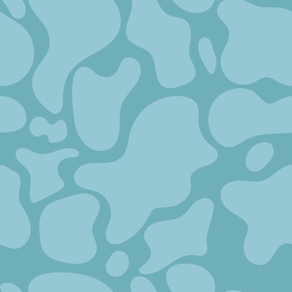 cow print seamless pattern rganic shapes repeat background vector