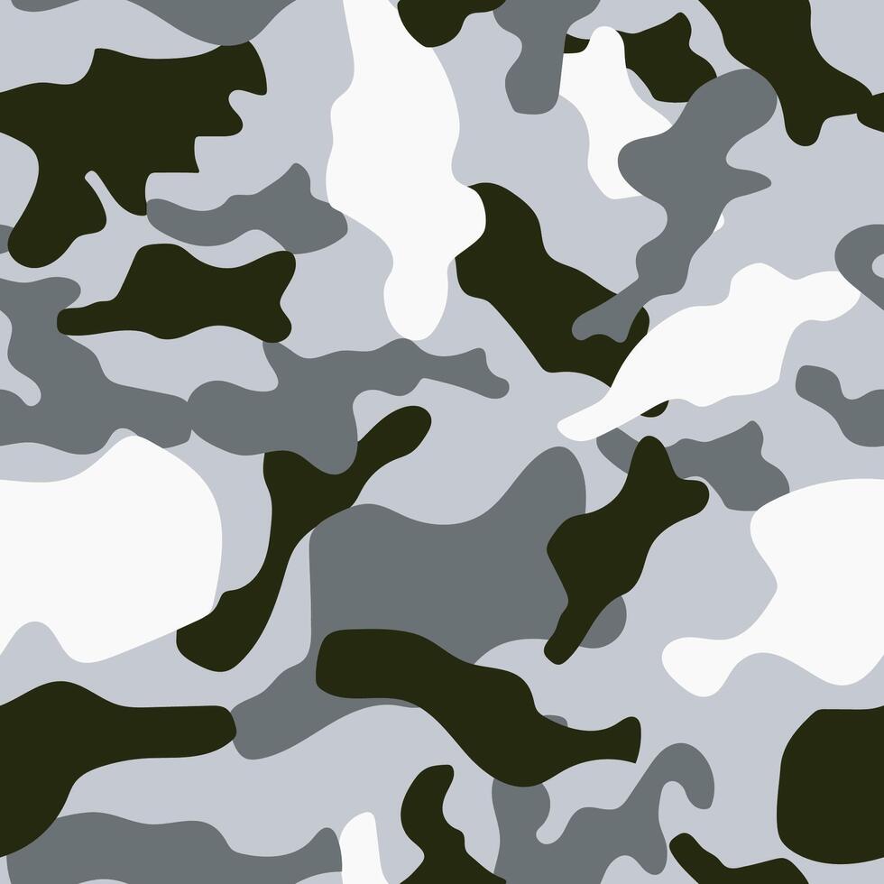 camouflage military seamless pattern vector