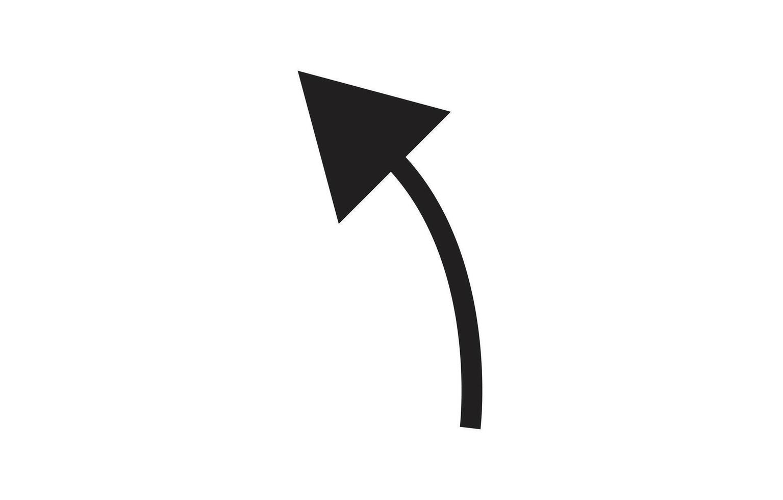 Black arrows. Turn Right and left signs. illustration isolated on white background vector