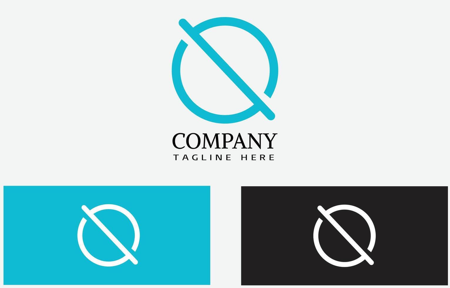 latter o logo, stop logo. vector