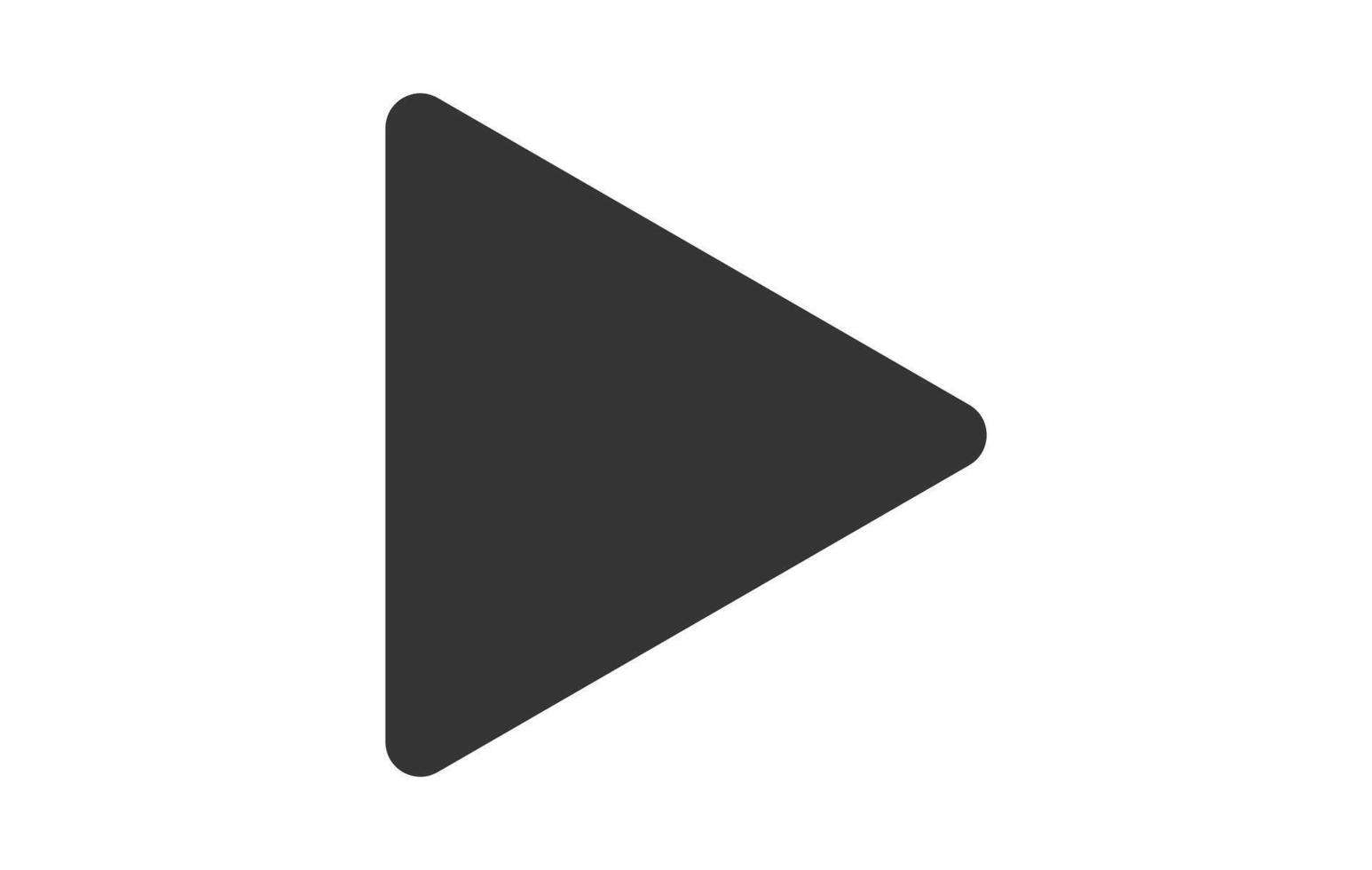 Play and Pause button icon. Media player control icon isolated on transparent background. vector