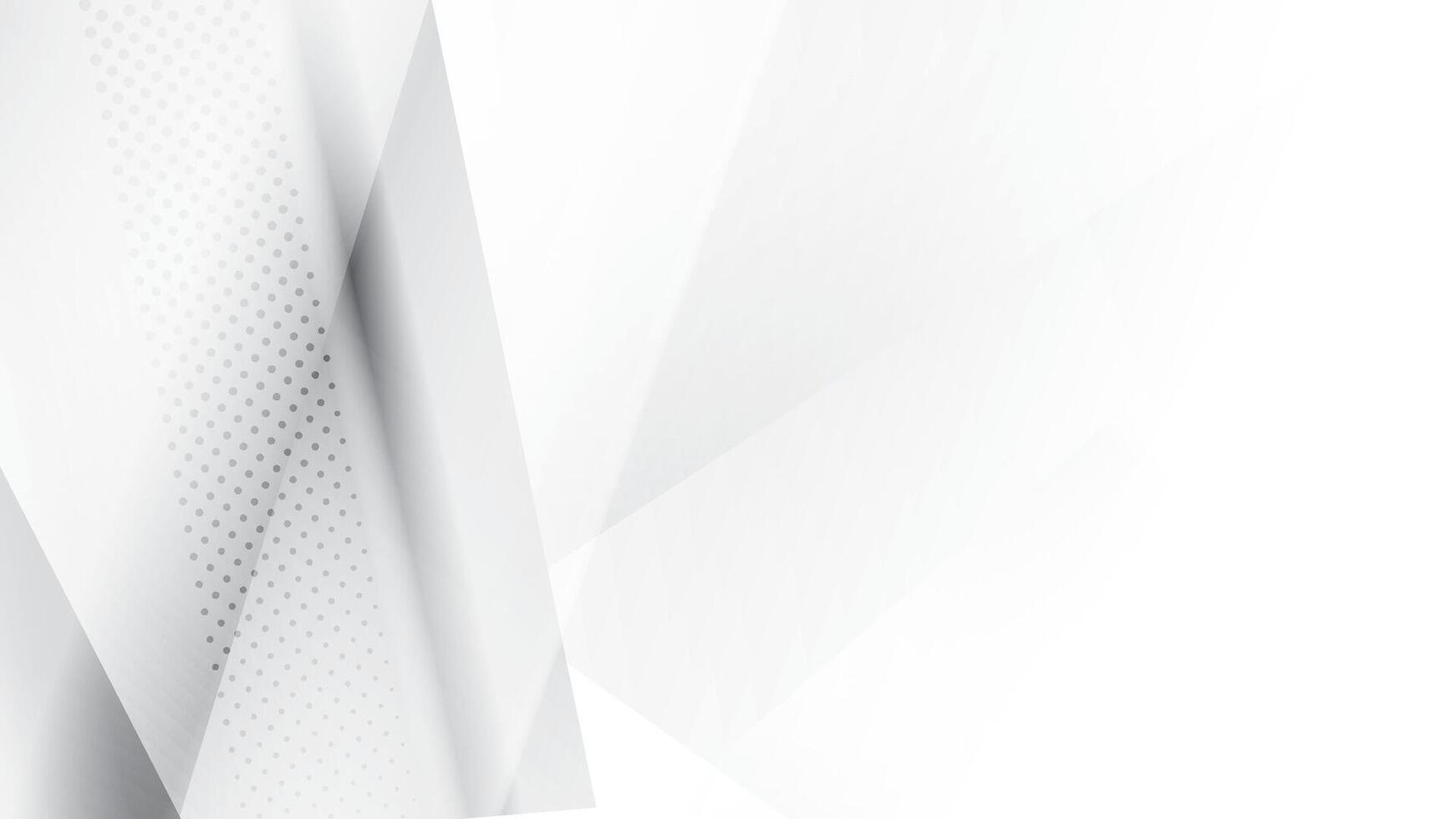 Abstract white and gray color, modern design stripes background with geometric shape. illustration. vector