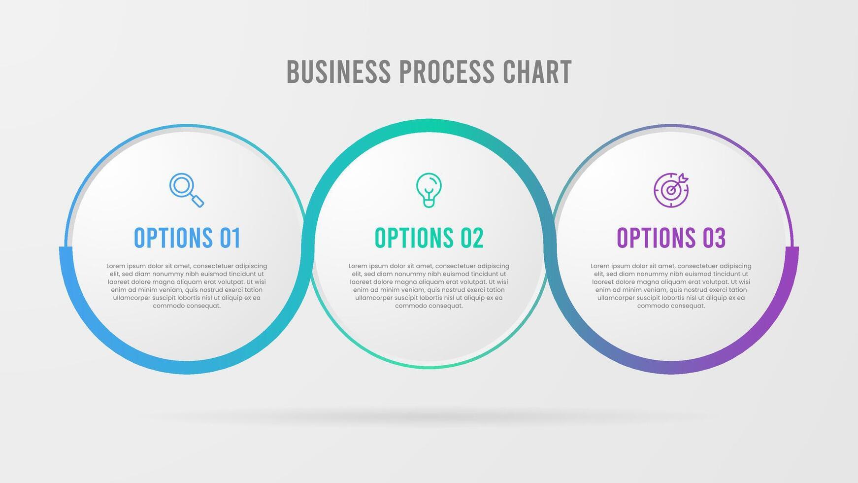 3 Step Timeline Infographic and Number Options. Business Workflow Layout, Diagram, Annual Report, and Web Design.Template for Presentations vector