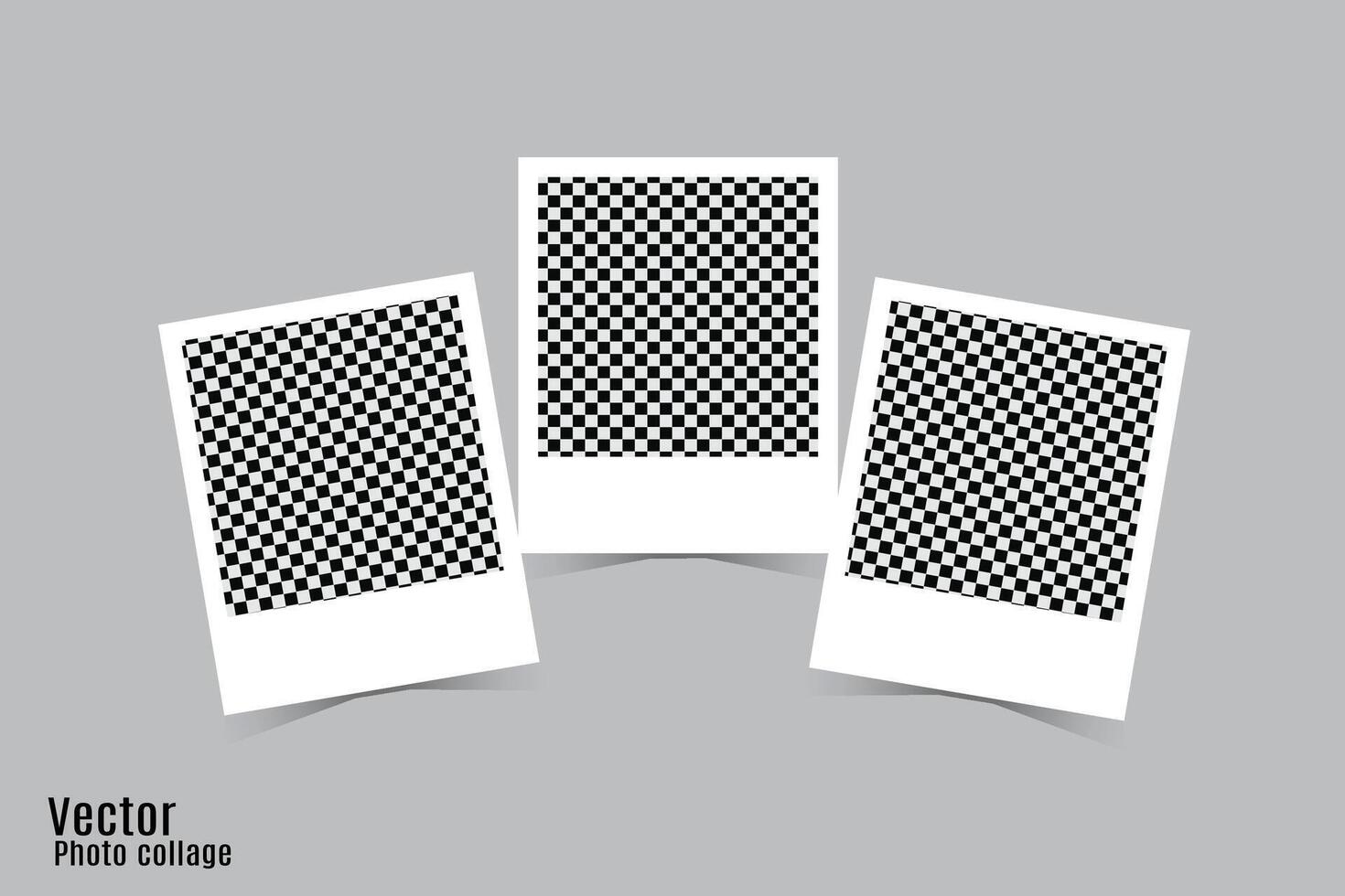 photo frame collage collection vector