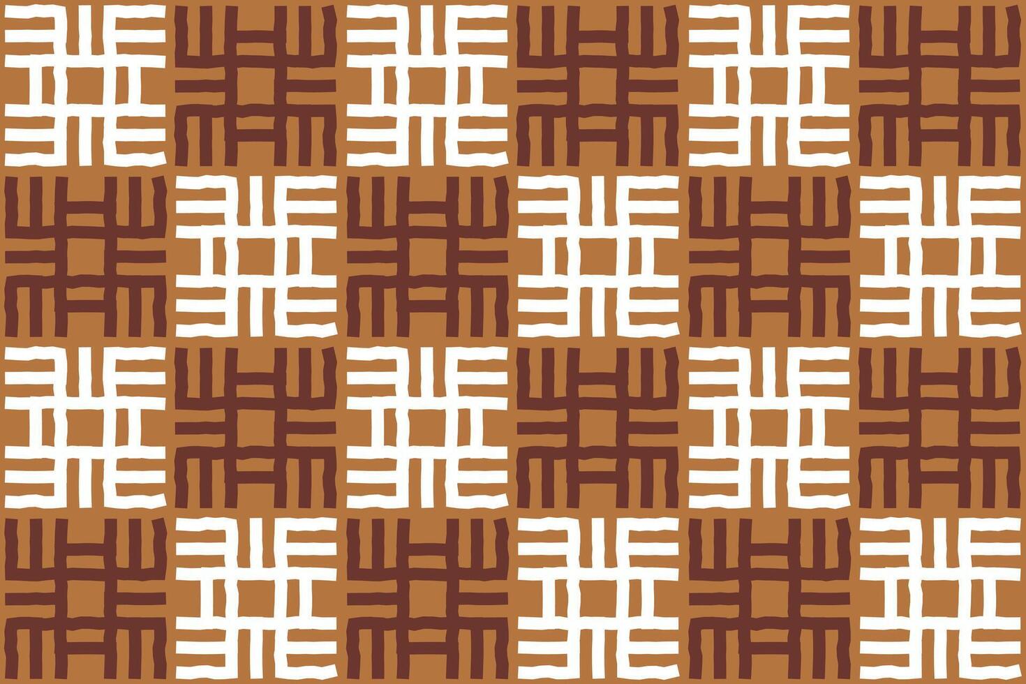 Afro geometric hand drawn abstract seamless pattern, ethnic background print, simple style - great for textiles, banners, wallpapers, wrapping - design vector