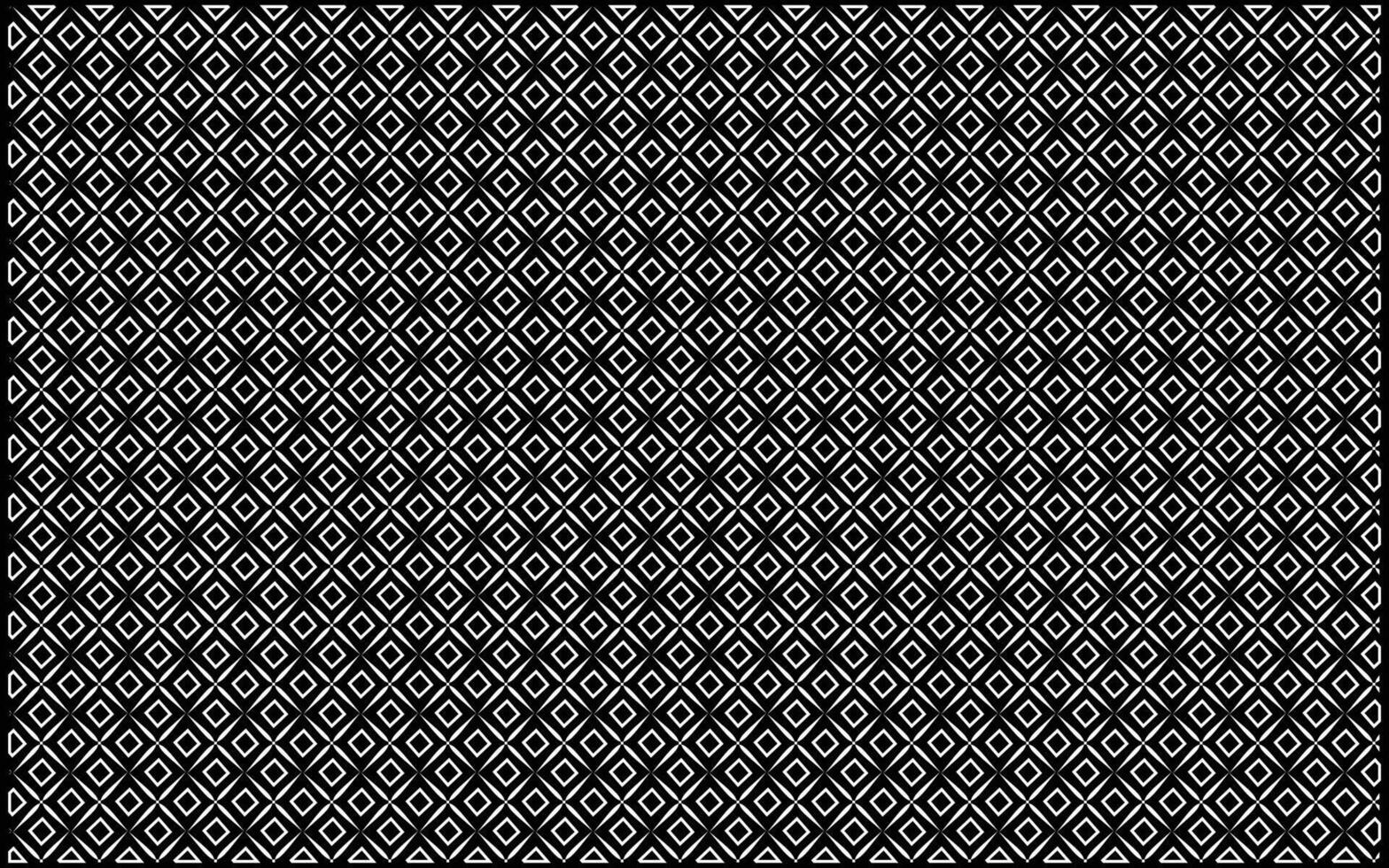 Black and white pattern with a diamond pattern vector