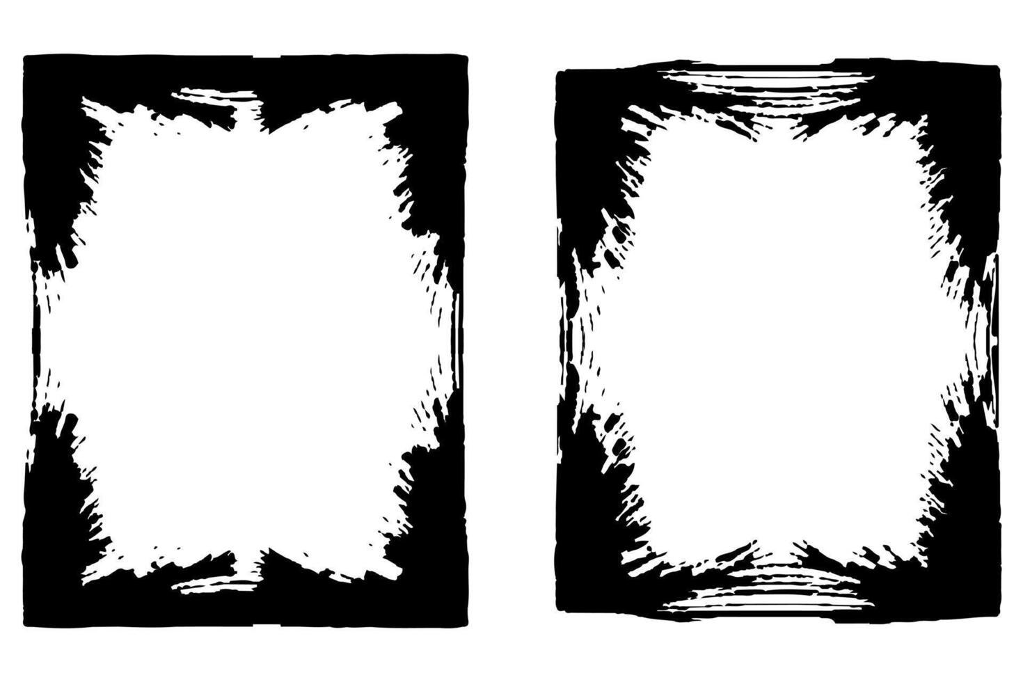 Decorative ornament border frame design vector