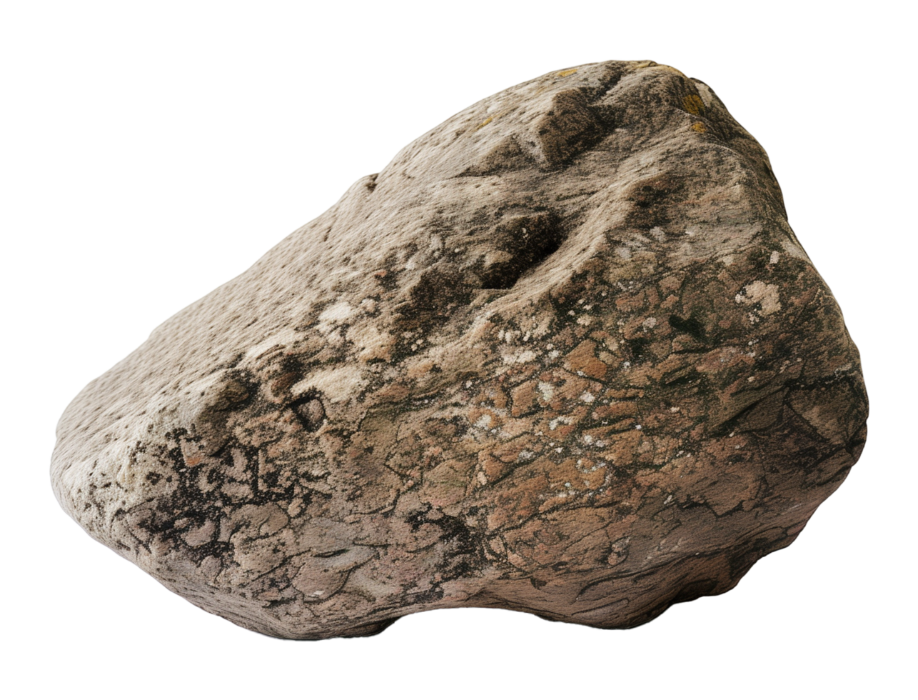 Large Stone on Transparent Background - Nature and Geology png