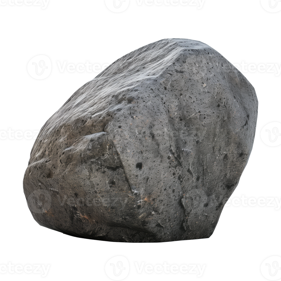 Large Natural Stone On Clear Transparent Background png