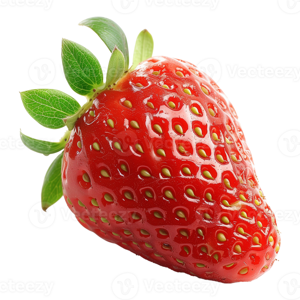 Fresh Ripe Strawberry Isolated On Transparent Background png