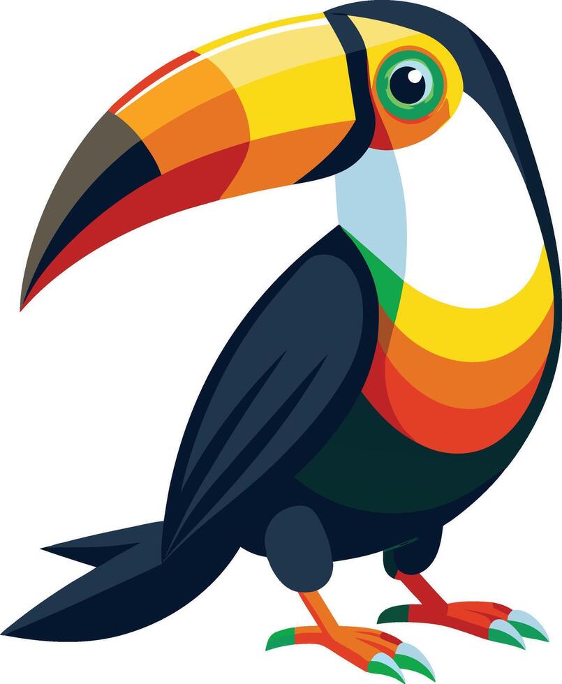 A cute bird silhouette illustration design looks wow vector