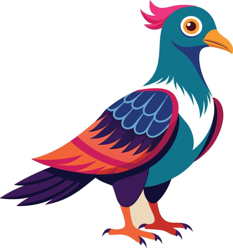 A cute bird design illustration silhouette looks nice vector